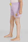 Zivame Girls Looney Tunes Knit Cotton Shorts - Lilac Breeze — thumbnail 3